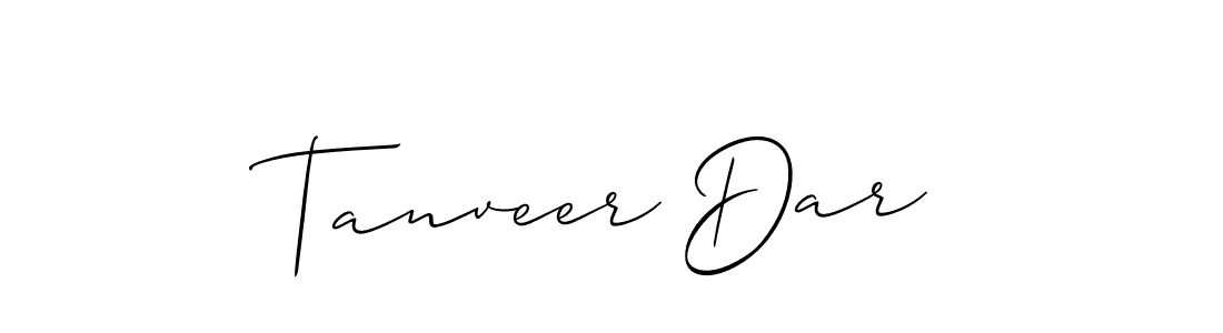This is the best signature style for the Tanveer Dar name. Also you like these signature font (Allison_Script). Mix name signature. Tanveer Dar signature style 2 images and pictures png