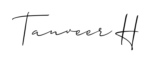 Style your name Tanveer H with confidence using Allison_Script signature design. Simple, elegant, and ready for immediate document use. Tanveer H signature style 2 images and pictures png