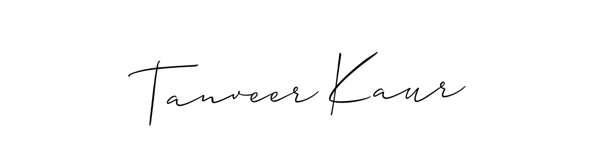 Make a short Tanveer Kaur signature style. Manage your documents anywhere anytime using Allison_Script. Create and add eSignatures, submit forms, share and send files easily. Tanveer Kaur signature style 2 images and pictures png
