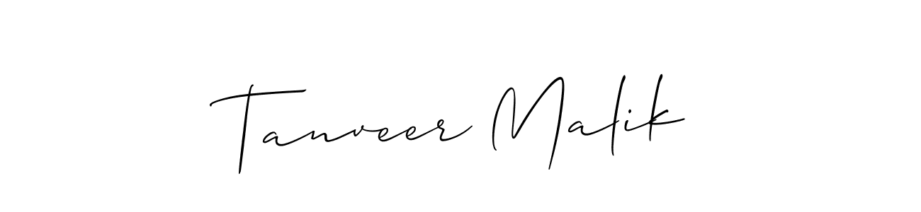 Make a beautiful signature design for name Tanveer Malik. Use this online signature maker to create a handwritten signature for free. Tanveer Malik signature style 2 images and pictures png