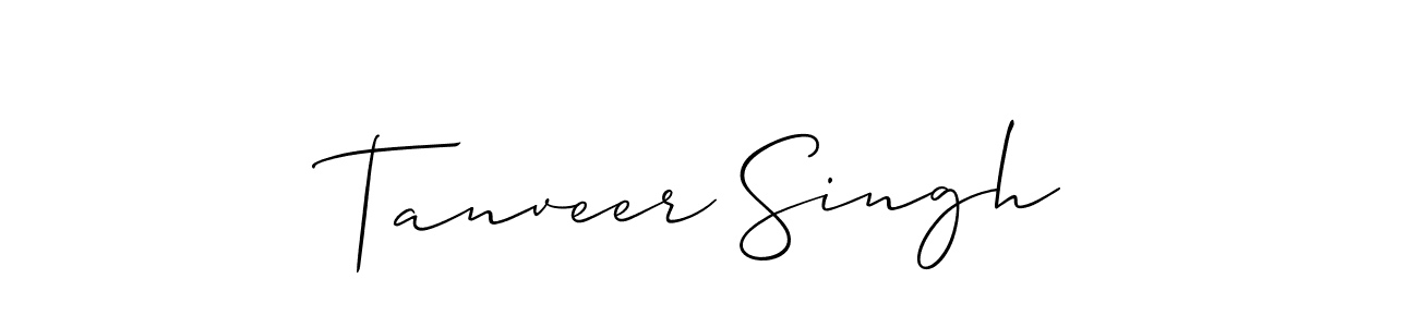 Make a short Tanveer Singh signature style. Manage your documents anywhere anytime using Allison_Script. Create and add eSignatures, submit forms, share and send files easily. Tanveer Singh signature style 2 images and pictures png