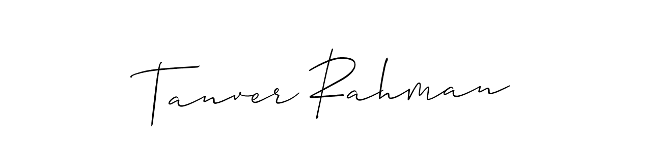 How to Draw Tanver Rahman signature style? Allison_Script is a latest design signature styles for name Tanver Rahman. Tanver Rahman signature style 2 images and pictures png