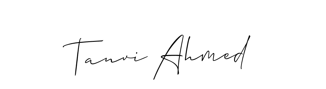 It looks lik you need a new signature style for name Tanvi Ahmed. Design unique handwritten (Allison_Script) signature with our free signature maker in just a few clicks. Tanvi Ahmed signature style 2 images and pictures png