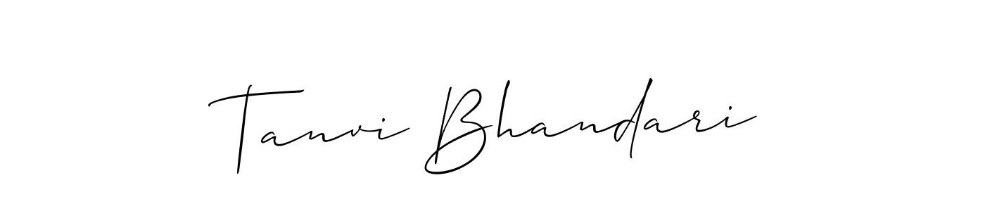 Similarly Allison_Script is the best handwritten signature design. Signature creator online .You can use it as an online autograph creator for name Tanvi Bhandari. Tanvi Bhandari signature style 2 images and pictures png
