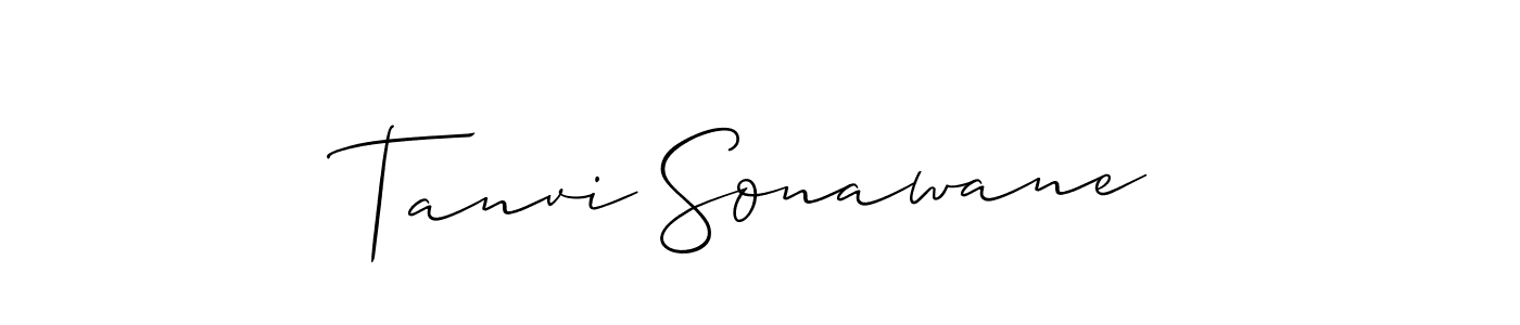 You should practise on your own different ways (Allison_Script) to write your name (Tanvi Sonawane) in signature. don't let someone else do it for you. Tanvi Sonawane signature style 2 images and pictures png