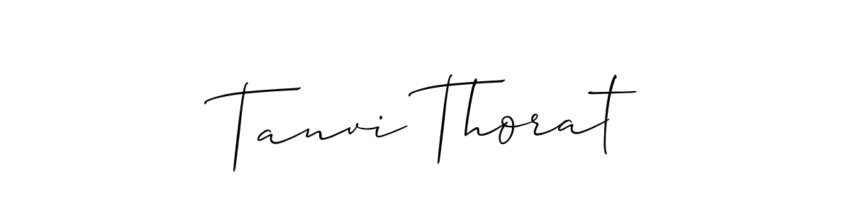 if you are searching for the best signature style for your name Tanvi Thorat. so please give up your signature search. here we have designed multiple signature styles  using Allison_Script. Tanvi Thorat signature style 2 images and pictures png