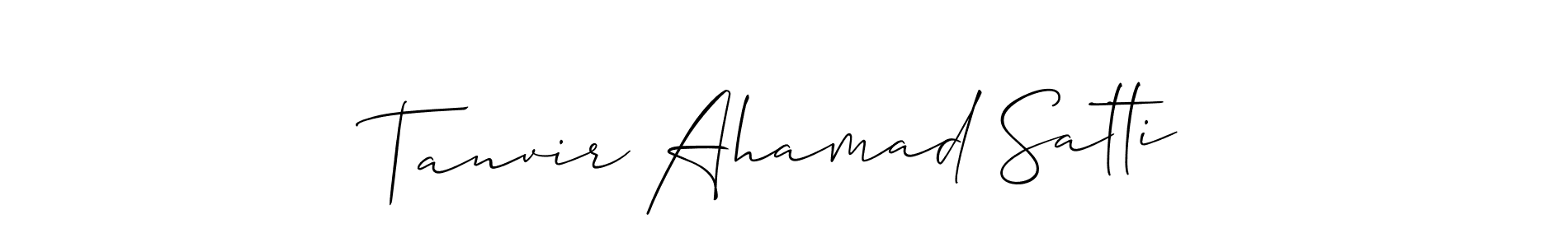 Once you've used our free online signature maker to create your best signature Allison_Script style, it's time to enjoy all of the benefits that Tanvir Ahamad Satti name signing documents. Tanvir Ahamad Satti signature style 2 images and pictures png