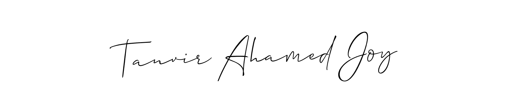 Make a beautiful signature design for name Tanvir Ahamed Joy. Use this online signature maker to create a handwritten signature for free. Tanvir Ahamed Joy signature style 2 images and pictures png