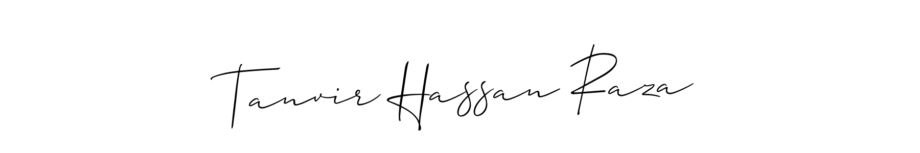 Best and Professional Signature Style for Tanvir Hassan Raza. Allison_Script Best Signature Style Collection. Tanvir Hassan Raza signature style 2 images and pictures png