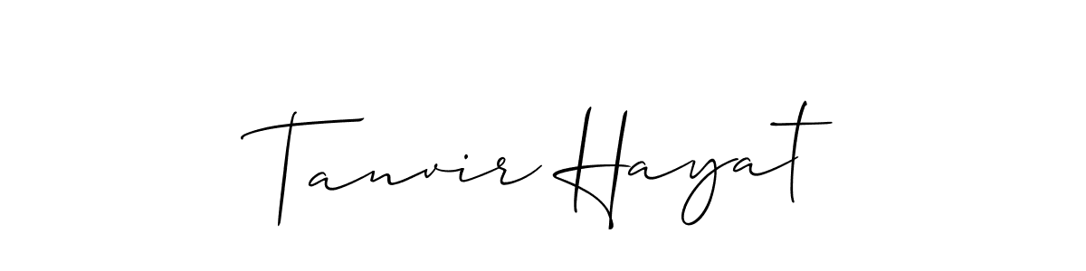 Similarly Allison_Script is the best handwritten signature design. Signature creator online .You can use it as an online autograph creator for name Tanvir Hayat. Tanvir Hayat signature style 2 images and pictures png