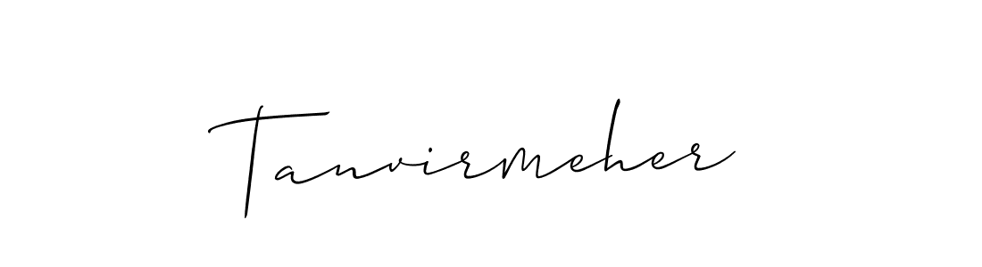 Make a beautiful signature design for name Tanvirmeher. Use this online signature maker to create a handwritten signature for free. Tanvirmeher signature style 2 images and pictures png