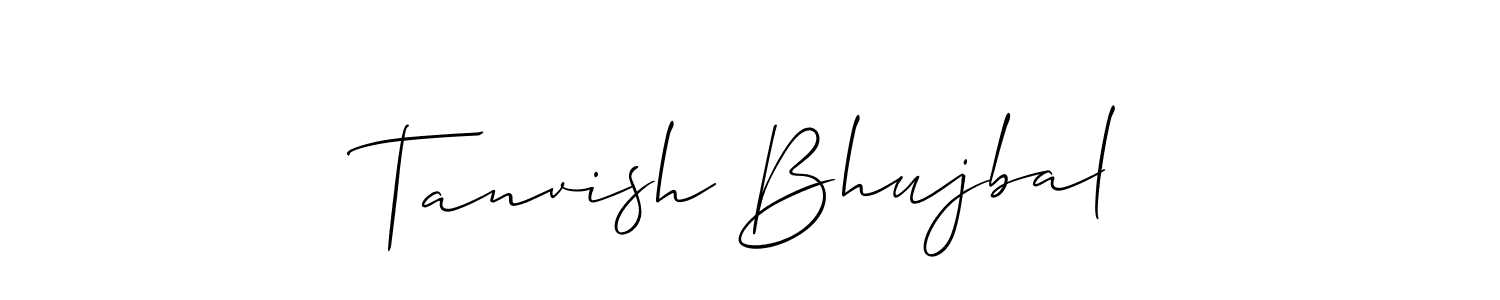 You can use this online signature creator to create a handwritten signature for the name Tanvish Bhujbal. This is the best online autograph maker. Tanvish Bhujbal signature style 2 images and pictures png