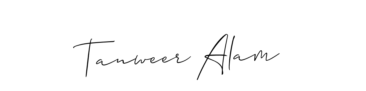 Similarly Allison_Script is the best handwritten signature design. Signature creator online .You can use it as an online autograph creator for name Tanweer Alam. Tanweer Alam signature style 2 images and pictures png