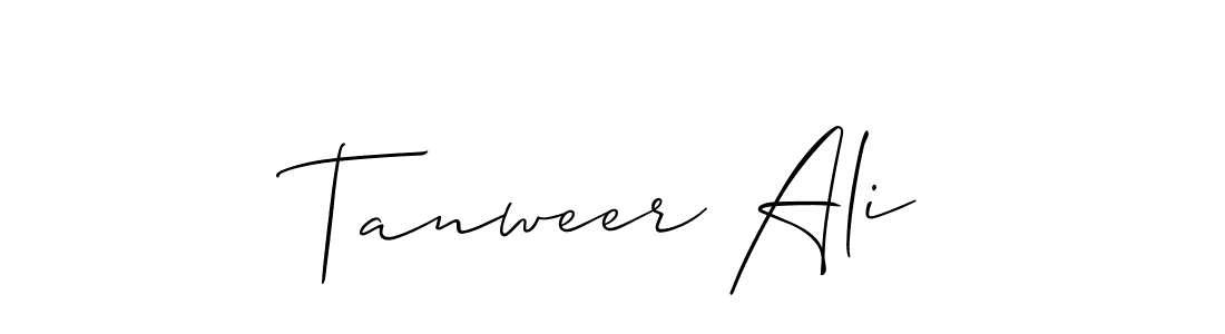 Once you've used our free online signature maker to create your best signature Allison_Script style, it's time to enjoy all of the benefits that Tanweer Ali name signing documents. Tanweer Ali signature style 2 images and pictures png
