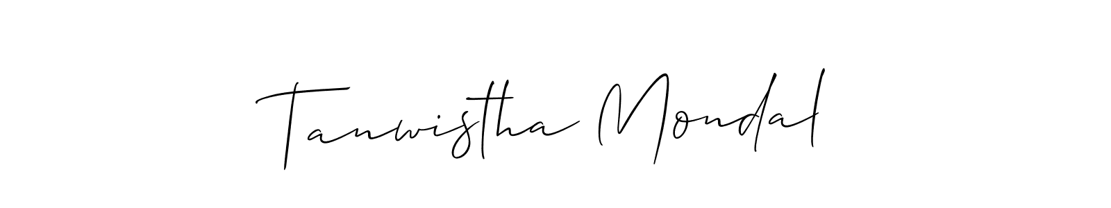 This is the best signature style for the Tanwistha Mondal name. Also you like these signature font (Allison_Script). Mix name signature. Tanwistha Mondal signature style 2 images and pictures png