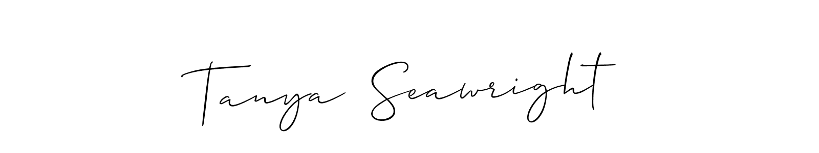 Make a beautiful signature design for name Tanya  Seawright. Use this online signature maker to create a handwritten signature for free. Tanya  Seawright signature style 2 images and pictures png