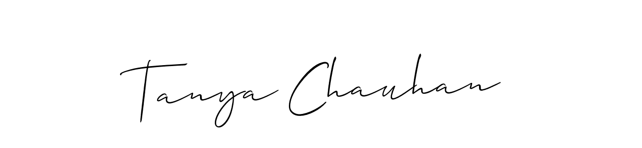 Make a beautiful signature design for name Tanya Chauhan. Use this online signature maker to create a handwritten signature for free. Tanya Chauhan signature style 2 images and pictures png