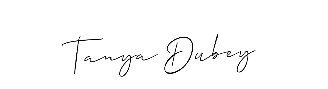 Make a beautiful signature design for name Tanya Dubey. Use this online signature maker to create a handwritten signature for free. Tanya Dubey signature style 2 images and pictures png