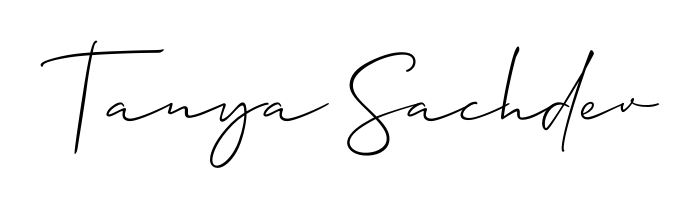 Style your name Tanya Sachdev with confidence using Allison_Script signature design. Simple, elegant, and ready for immediate document use. Tanya Sachdev signature style 2 images and pictures png