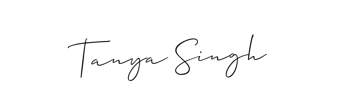 This is the best signature style for the Tanya Singh name. Also you like these signature font (Allison_Script). Mix name signature. Tanya Singh signature style 2 images and pictures png