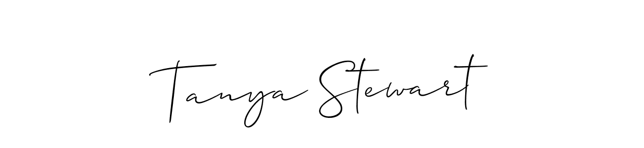 This is the best signature style for the Tanya Stewart name. Also you like these signature font (Allison_Script). Mix name signature. Tanya Stewart signature style 2 images and pictures png