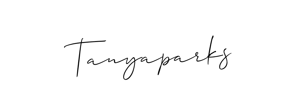 This is the best signature style for the Tanyaparks name. Also you like these signature font (Allison_Script). Mix name signature. Tanyaparks signature style 2 images and pictures png