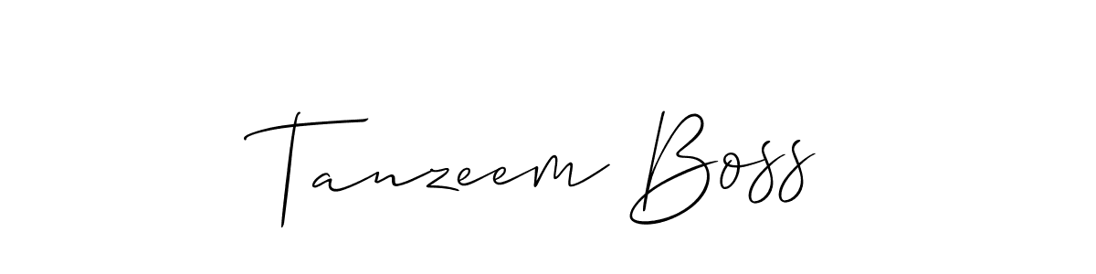 Also You can easily find your signature by using the search form. We will create Tanzeem Boss name handwritten signature images for you free of cost using Allison_Script sign style. Tanzeem Boss signature style 2 images and pictures png