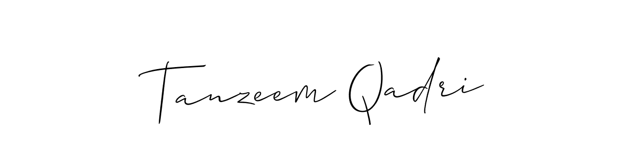 Make a beautiful signature design for name Tanzeem Qadri. Use this online signature maker to create a handwritten signature for free. Tanzeem Qadri signature style 2 images and pictures png