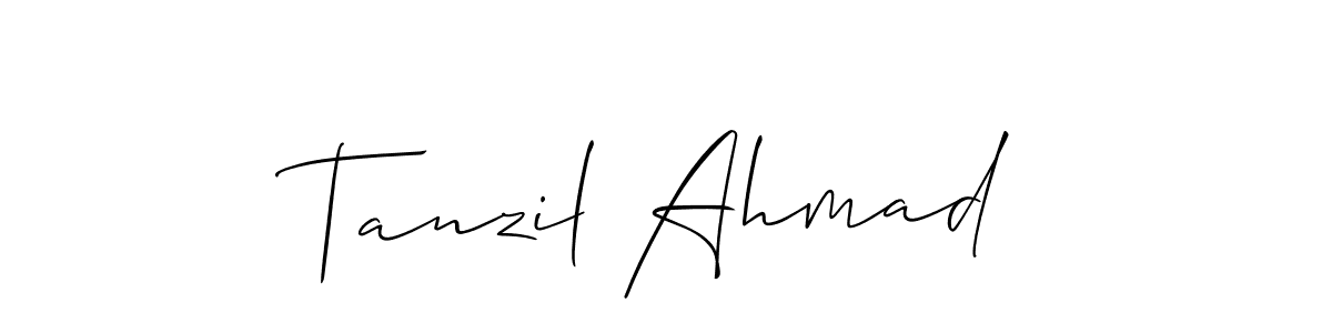 Best and Professional Signature Style for Tanzil Ahmad. Allison_Script Best Signature Style Collection. Tanzil Ahmad signature style 2 images and pictures png