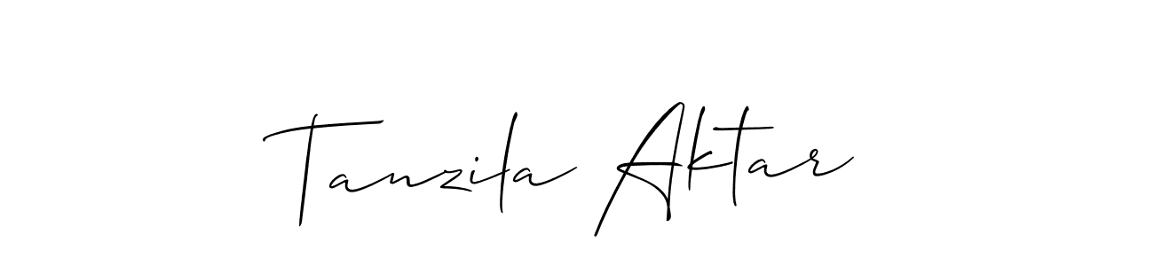 Once you've used our free online signature maker to create your best signature Allison_Script style, it's time to enjoy all of the benefits that Tanzila Aktar name signing documents. Tanzila Aktar signature style 2 images and pictures png