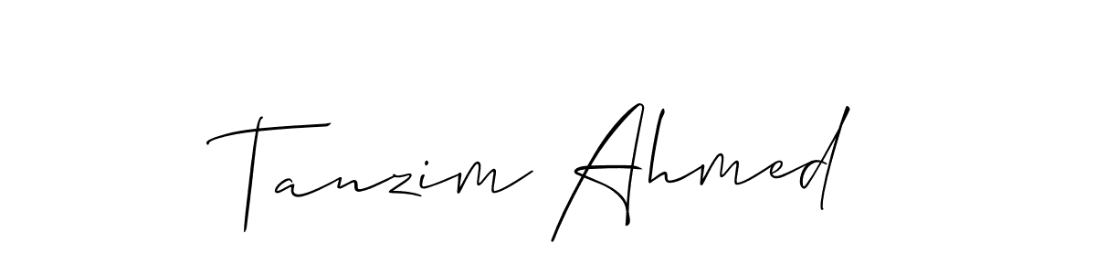 if you are searching for the best signature style for your name Tanzim Ahmed. so please give up your signature search. here we have designed multiple signature styles  using Allison_Script. Tanzim Ahmed signature style 2 images and pictures png