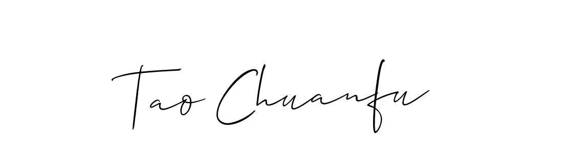 Check out images of Autograph of Tao Chuanfu name. Actor Tao Chuanfu Signature Style. Allison_Script is a professional sign style online. Tao Chuanfu signature style 2 images and pictures png