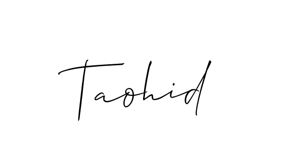 Also You can easily find your signature by using the search form. We will create Taohid name handwritten signature images for you free of cost using Allison_Script sign style. Taohid signature style 2 images and pictures png