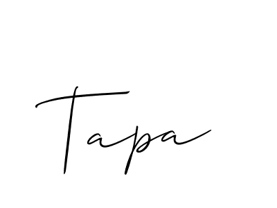 It looks lik you need a new signature style for name Tapa. Design unique handwritten (Allison_Script) signature with our free signature maker in just a few clicks. Tapa signature style 2 images and pictures png