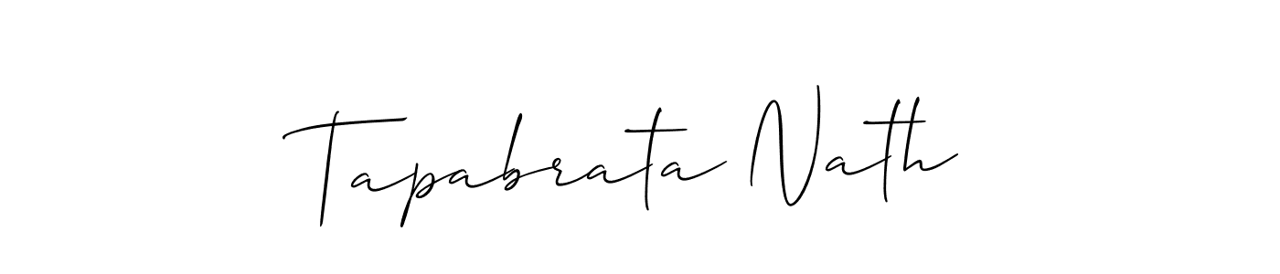 Once you've used our free online signature maker to create your best signature Allison_Script style, it's time to enjoy all of the benefits that Tapabrata Nath name signing documents. Tapabrata Nath signature style 2 images and pictures png