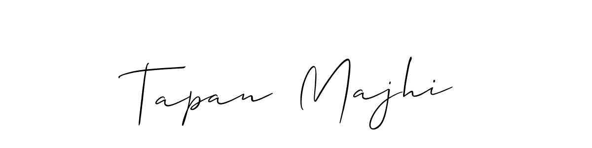 if you are searching for the best signature style for your name Tapan  Majhi. so please give up your signature search. here we have designed multiple signature styles  using Allison_Script. Tapan  Majhi signature style 2 images and pictures png