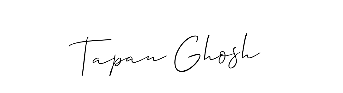 How to Draw Tapan Ghosh signature style? Allison_Script is a latest design signature styles for name Tapan Ghosh. Tapan Ghosh signature style 2 images and pictures png