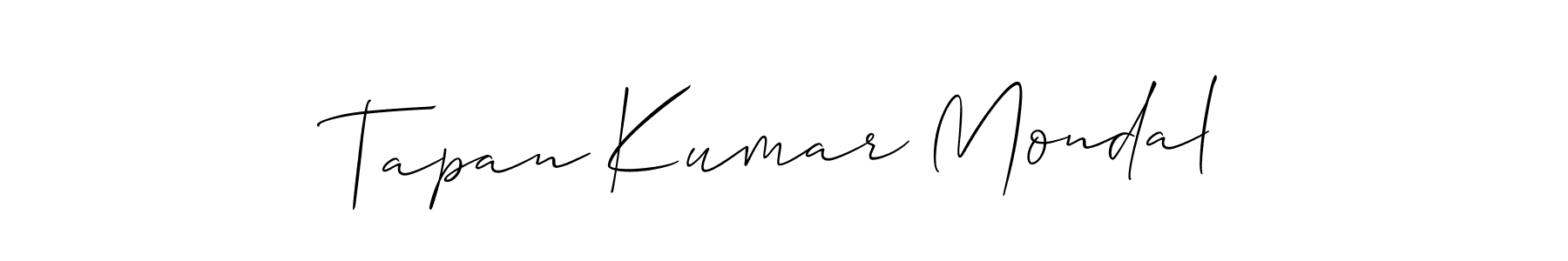 This is the best signature style for the Tapan Kumar Mondal name. Also you like these signature font (Allison_Script). Mix name signature. Tapan Kumar Mondal signature style 2 images and pictures png