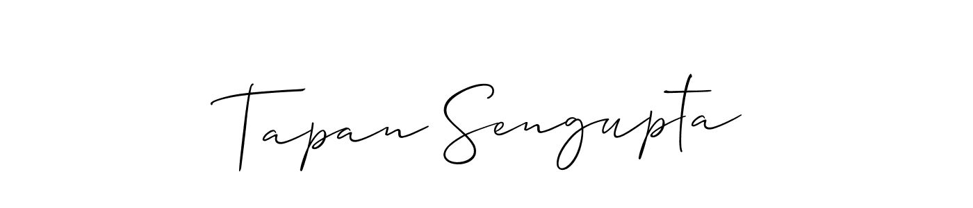 Best and Professional Signature Style for Tapan Sengupta. Allison_Script Best Signature Style Collection. Tapan Sengupta signature style 2 images and pictures png