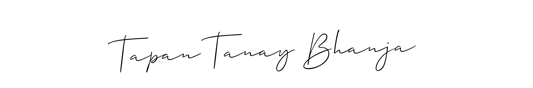 How to make Tapan Tanay Bhanja signature? Allison_Script is a professional autograph style. Create handwritten signature for Tapan Tanay Bhanja name. Tapan Tanay Bhanja signature style 2 images and pictures png