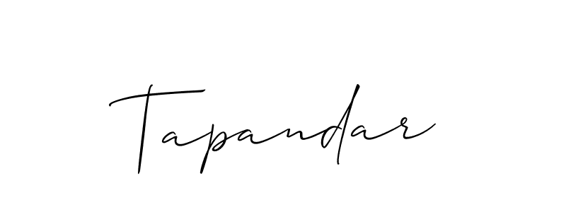 Make a short Tapandar signature style. Manage your documents anywhere anytime using Allison_Script. Create and add eSignatures, submit forms, share and send files easily. Tapandar signature style 2 images and pictures png