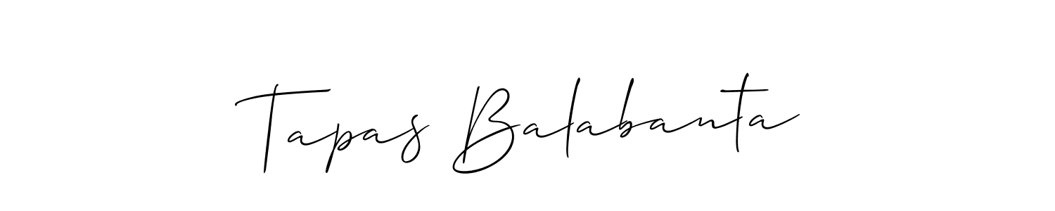 You can use this online signature creator to create a handwritten signature for the name Tapas Balabanta. This is the best online autograph maker. Tapas Balabanta signature style 2 images and pictures png