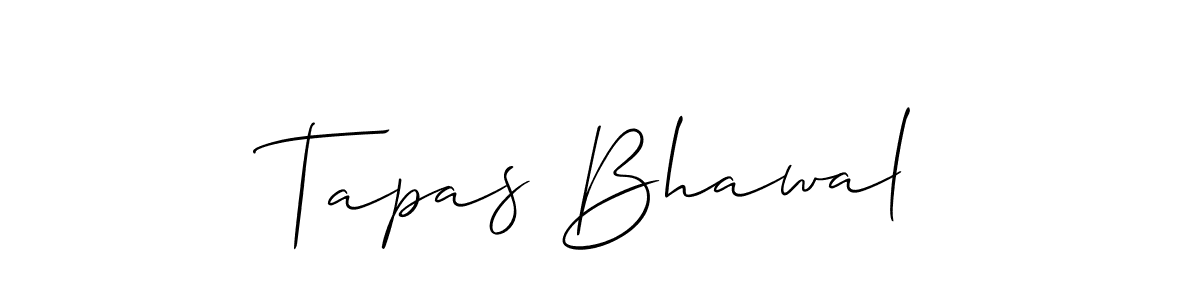 Make a short Tapas Bhawal signature style. Manage your documents anywhere anytime using Allison_Script. Create and add eSignatures, submit forms, share and send files easily. Tapas Bhawal signature style 2 images and pictures png