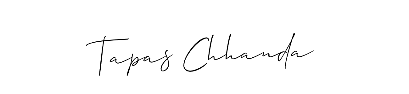 Make a beautiful signature design for name Tapas Chhanda. Use this online signature maker to create a handwritten signature for free. Tapas Chhanda signature style 2 images and pictures png