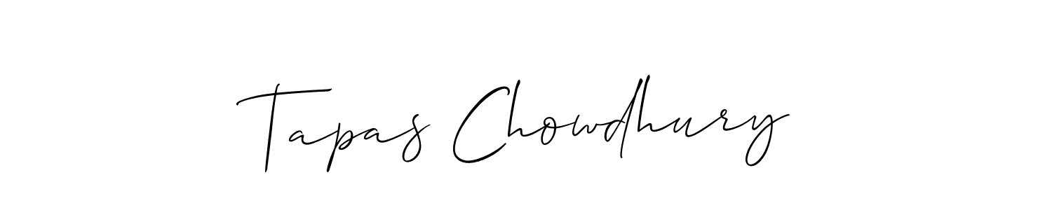 Make a short Tapas Chowdhury signature style. Manage your documents anywhere anytime using Allison_Script. Create and add eSignatures, submit forms, share and send files easily. Tapas Chowdhury signature style 2 images and pictures png