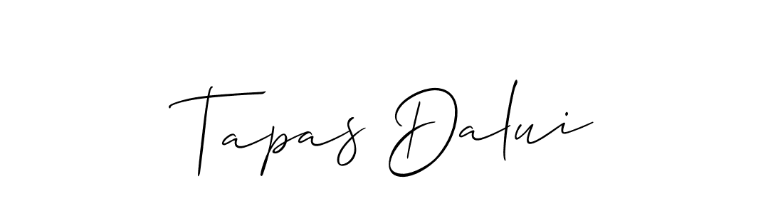 You can use this online signature creator to create a handwritten signature for the name Tapas Dalui. This is the best online autograph maker. Tapas Dalui signature style 2 images and pictures png