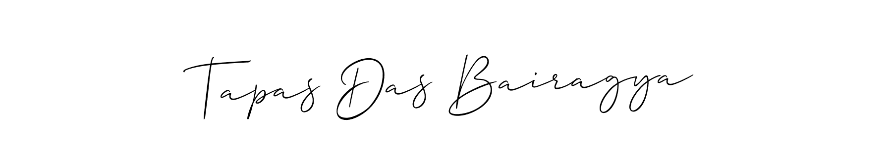 It looks lik you need a new signature style for name Tapas Das Bairagya. Design unique handwritten (Allison_Script) signature with our free signature maker in just a few clicks. Tapas Das Bairagya signature style 2 images and pictures png