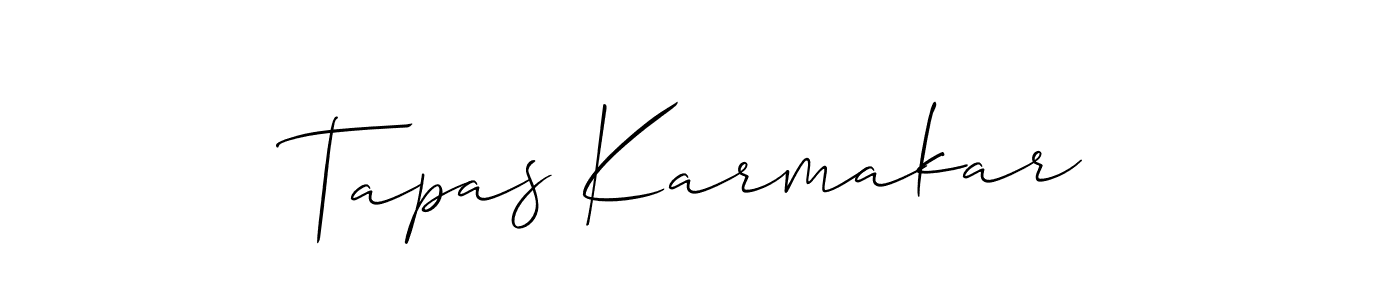 You can use this online signature creator to create a handwritten signature for the name Tapas Karmakar. This is the best online autograph maker. Tapas Karmakar signature style 2 images and pictures png