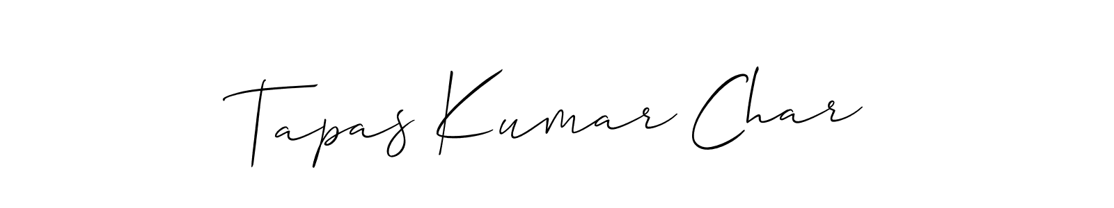 Make a beautiful signature design for name Tapas Kumar Char. Use this online signature maker to create a handwritten signature for free. Tapas Kumar Char signature style 2 images and pictures png