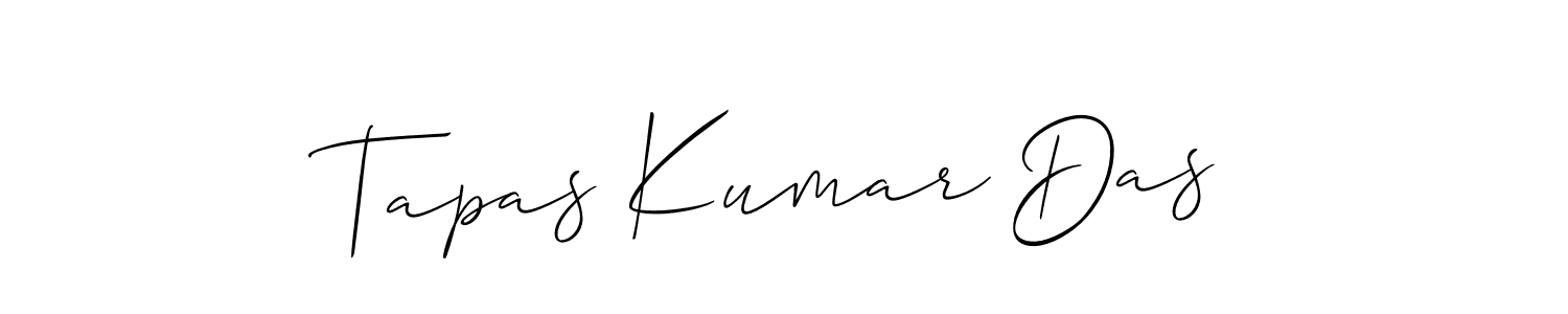 Design your own signature with our free online signature maker. With this signature software, you can create a handwritten (Allison_Script) signature for name Tapas Kumar Das. Tapas Kumar Das signature style 2 images and pictures png